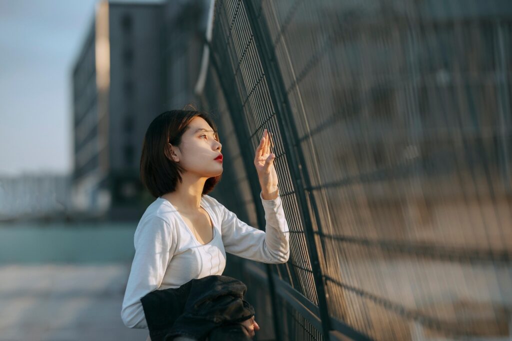 beautiful, woman, sad, beauty, girl, love sick, lonely, sad girl, model, pose, portrait, bridge, outdoors